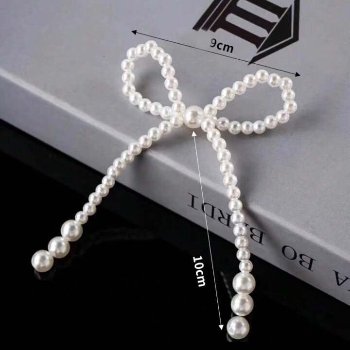 Coquette Pearls with Bows (6pcs)
