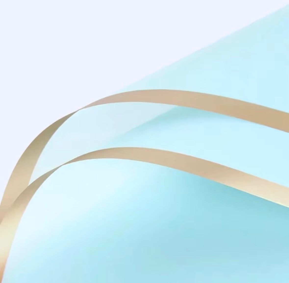 *SALE* Korean Wrapping Paper with Gold Line