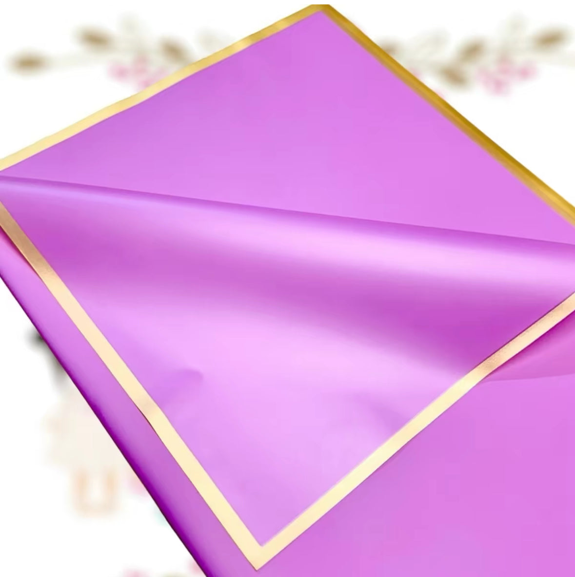 *SALE* Korean Wrapping Paper with Gold Line