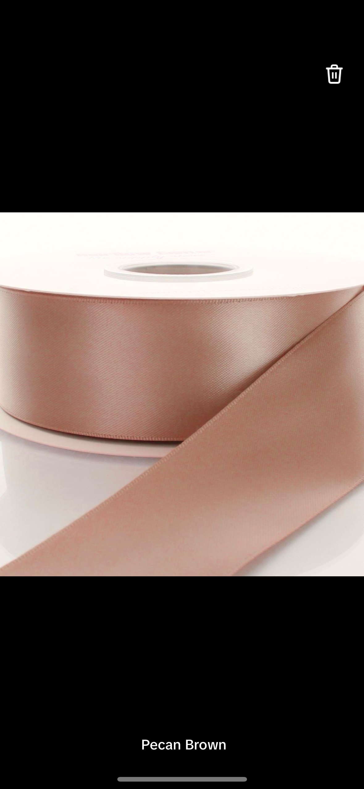 *SALE* Satin Ribbon 1.5” 50 yards per roll Single Face