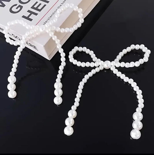 Coquette Pearls with Bows (6pcs)