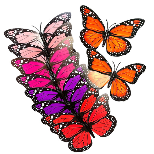 *SALE* 10 pcs Monarch Butterfly for Decor 1 Size