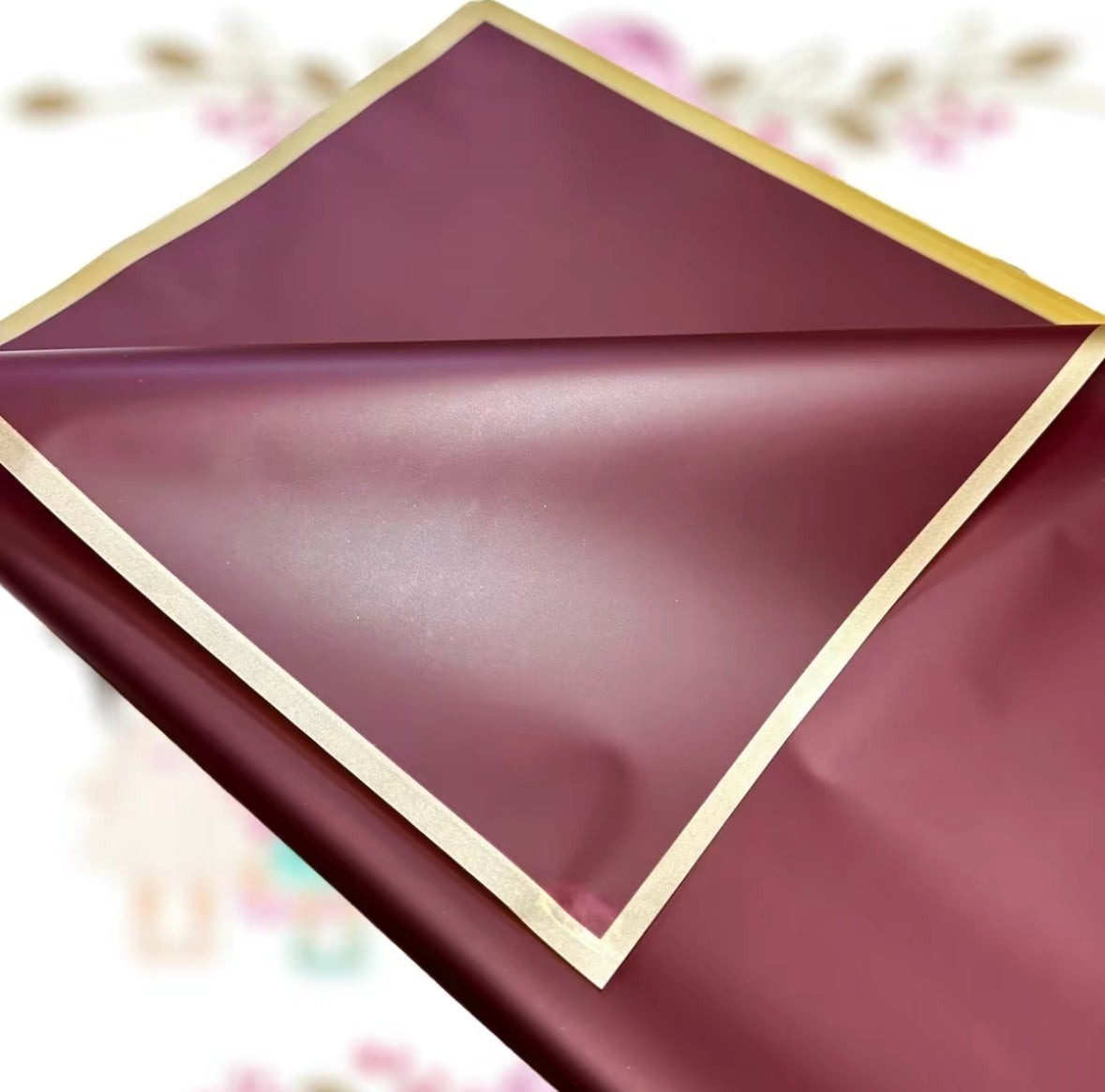 *SALE* Korean Wrapping Paper with Gold Line