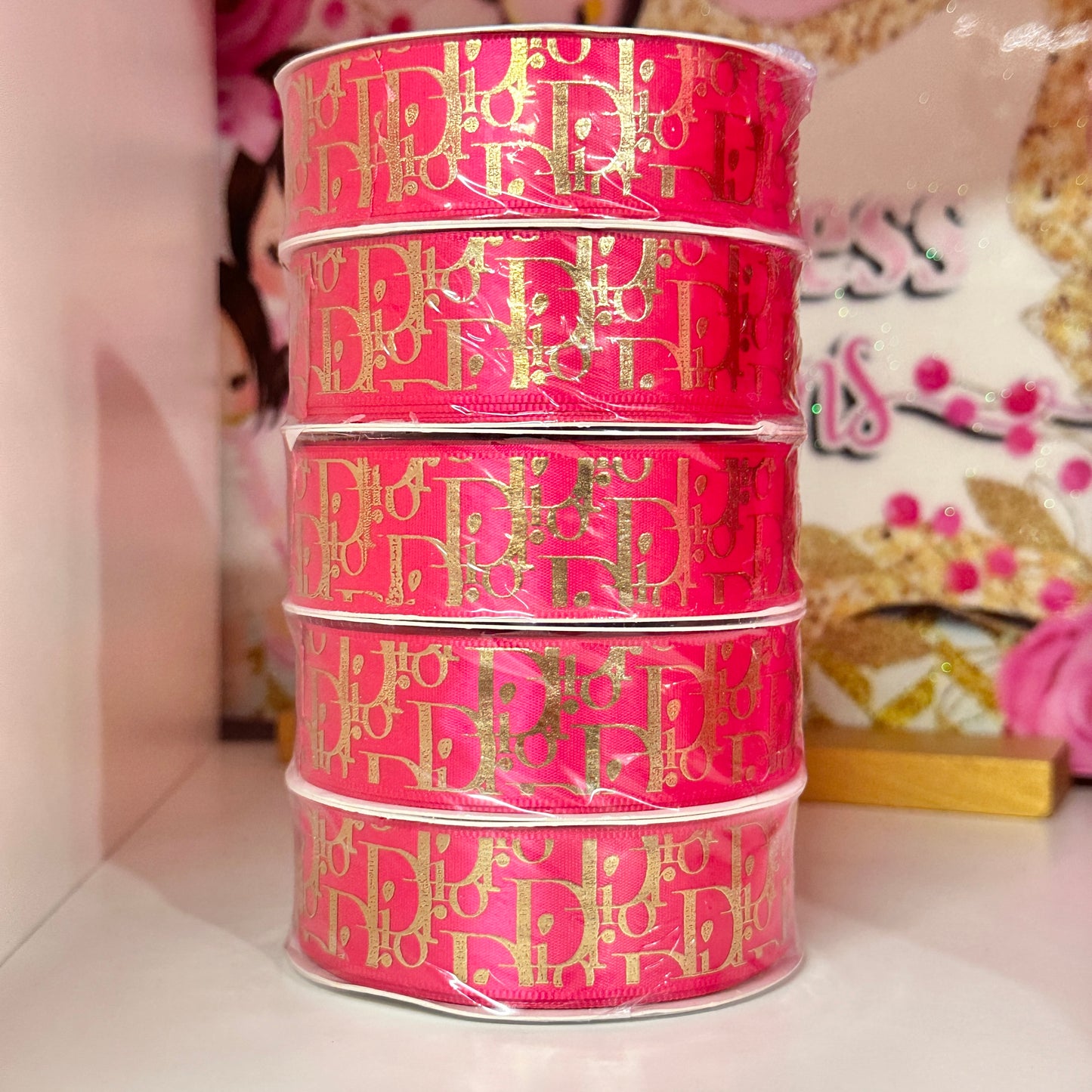 Di*r Luxury Ribbon 7/8 Satin Ribbon