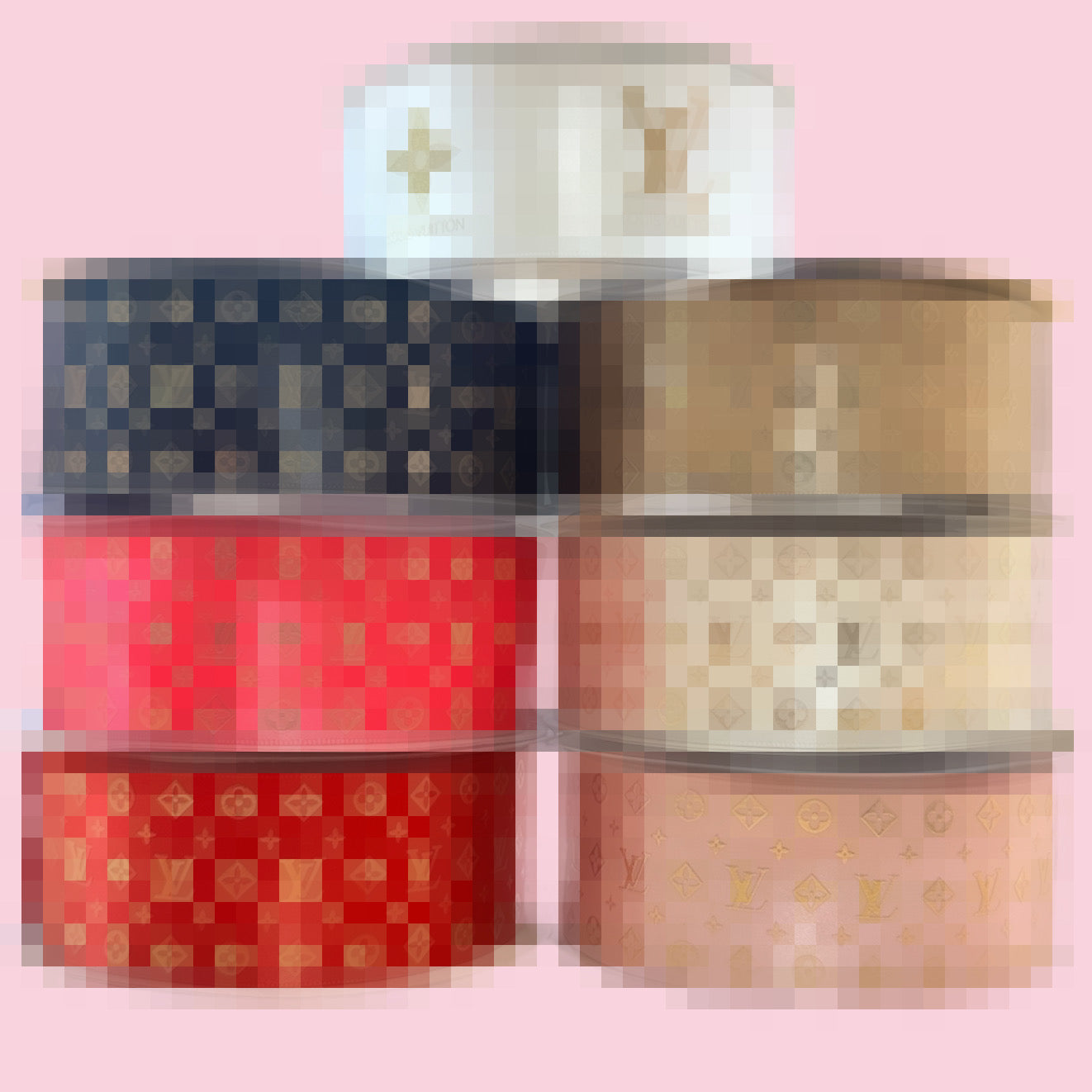 Louis V* Satin Ribbon 1.5” 25 yards per roll