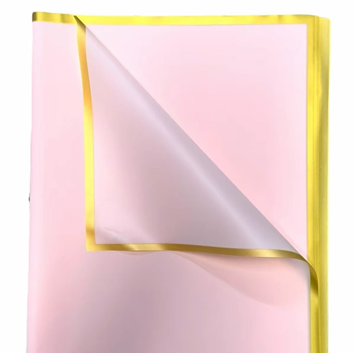 *SALE* Korean Wrapping Paper with Gold Line