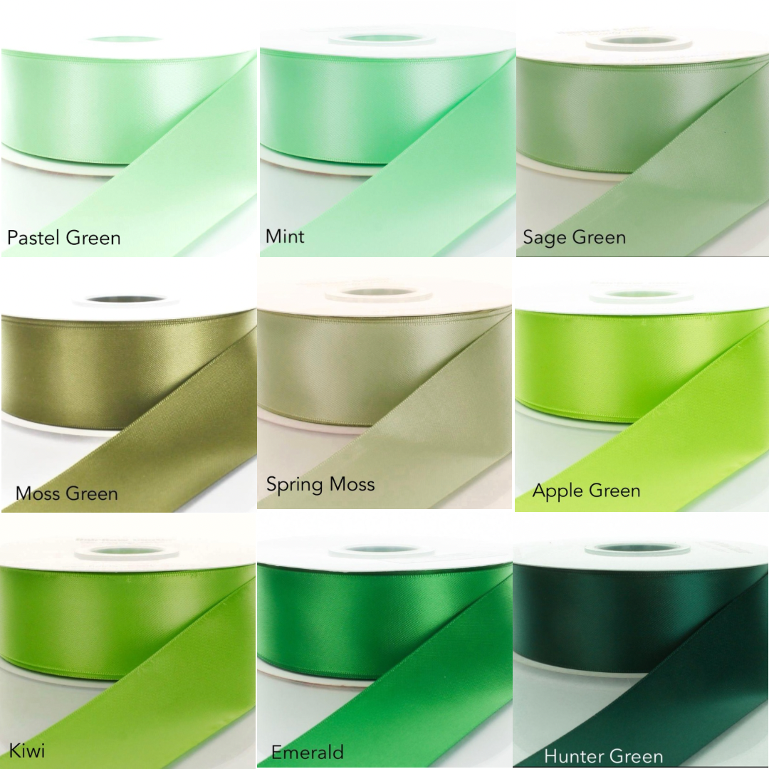 *SALE* Satin Ribbon 1.5” 50 yards per roll Single Face