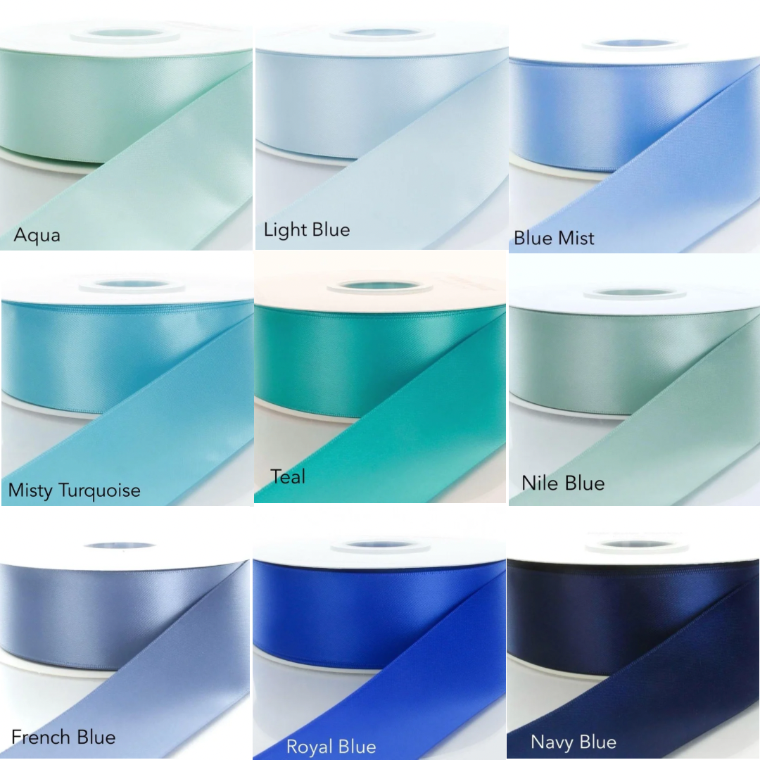 *SALE* Satin Ribbon 1.5” 50 yards per roll Single Face