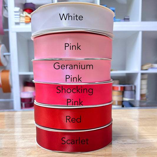 Satin Ribbon Double Face 100 yards 1.5”