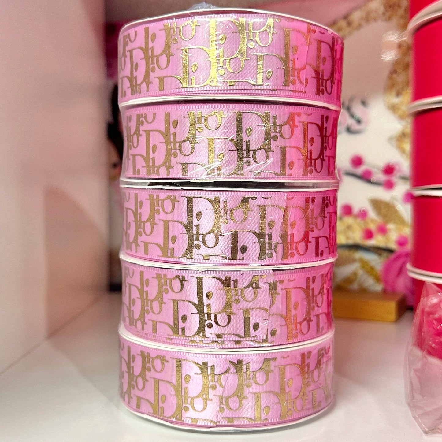 Di*r Luxury Ribbon 7/8 Satin Ribbon